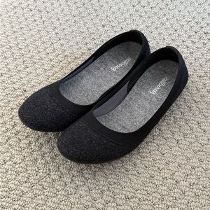 Allbirds Women's Natural Black Wool Breezer Flats